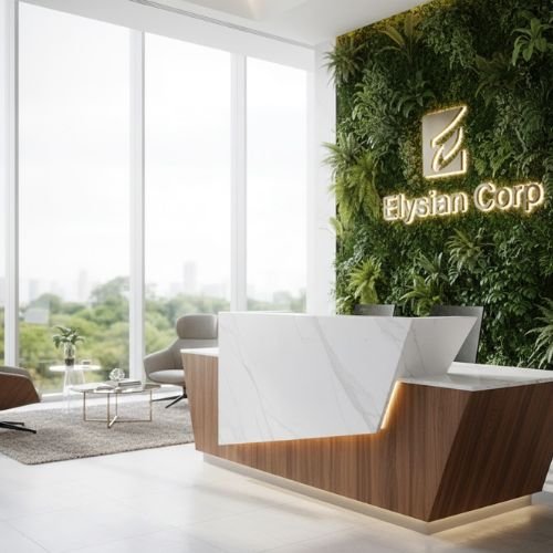 Custom Reception Desk