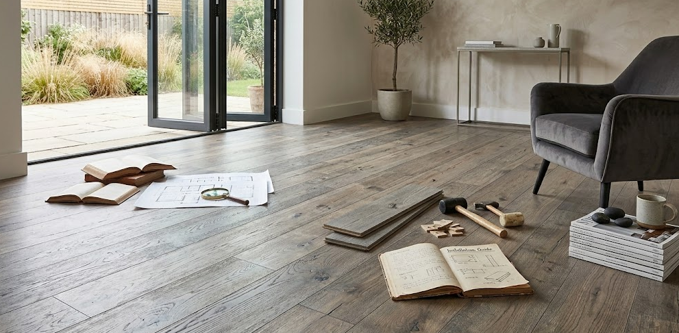 rustic grey oak flooring