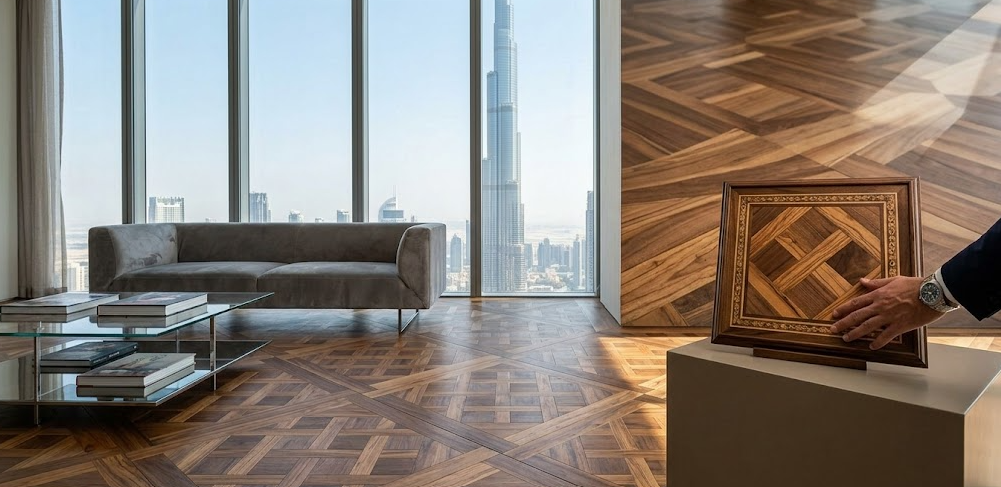 Chevron Wooden Flooring
