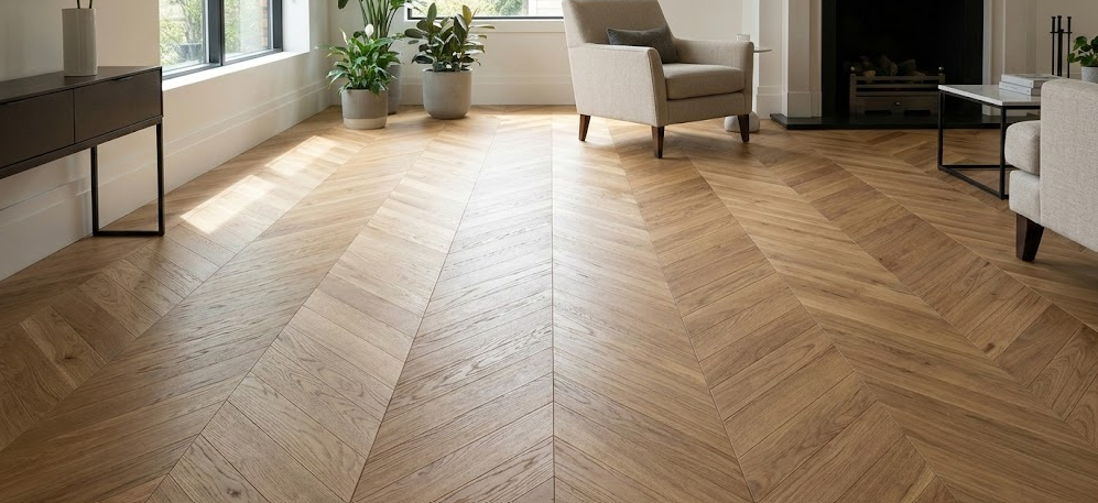 Chevron Wooden Flooring
